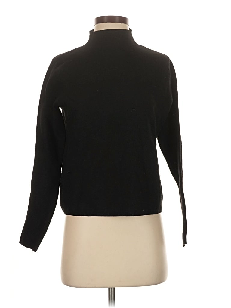 Pre-owned Mng Turtleneck Sweater In Black
