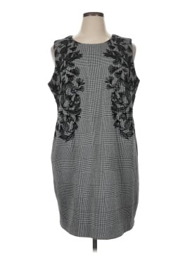 used plus size formal dresses for sale Final Sale Plus Size Gown in Silver Foil Fabric with Side Slit