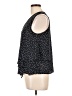 H&M 100% Polyester Black Sleeveless Blouse Size 10 - photo 5