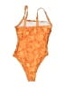 Unbranded Paisley Orange One Piece Swimsuit Size S - photo 2