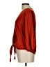 Michel 100% Polyester Red Long Sleeve Blouse Size L - photo 5