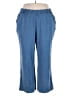 IMAN Blue Casual Pants Size 2X - photo 1