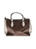 Abro 100% Leather Color Block Brown Leather Satchel One size - photo 3