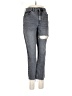 Topshop Hearts Gray Jeans Size 28 waist - photo 1