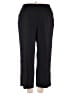 Talbots 100% Polyester Solid Black Dress Pants Size 18 Petite - photo 1