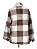 Unbranded 100% Polyester Plaid Brown Coat Size L - photo 2