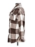Unbranded 100% Polyester Plaid Brown Coat Size L - photo 5