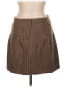 MNG Houndstooth Brown Formal Skirt Size L - photo 2