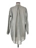 ALTERNATIVE Stripes Gray Long Sleeve Button-Down Shirt One size - photo 2
