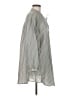 ALTERNATIVE Stripes Gray Long Sleeve Button-Down Shirt One size - photo 4