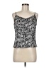 White House Black Market 100% Polyester Silver Tank Top Size M - photo 1