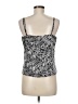 White House Black Market 100% Polyester Silver Tank Top Size M - photo 2