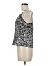 White House Black Market 100% Polyester Silver Tank Top Size M - photo 5