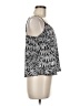 White House Black Market 100% Polyester Silver Tank Top Size M - photo 4