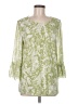 JM Collection Green 3/4 Sleeve Blouse Size M - photo 1