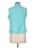 Talbots 100% Polyester Teal Sleeveless Blouse Size M - photo 2