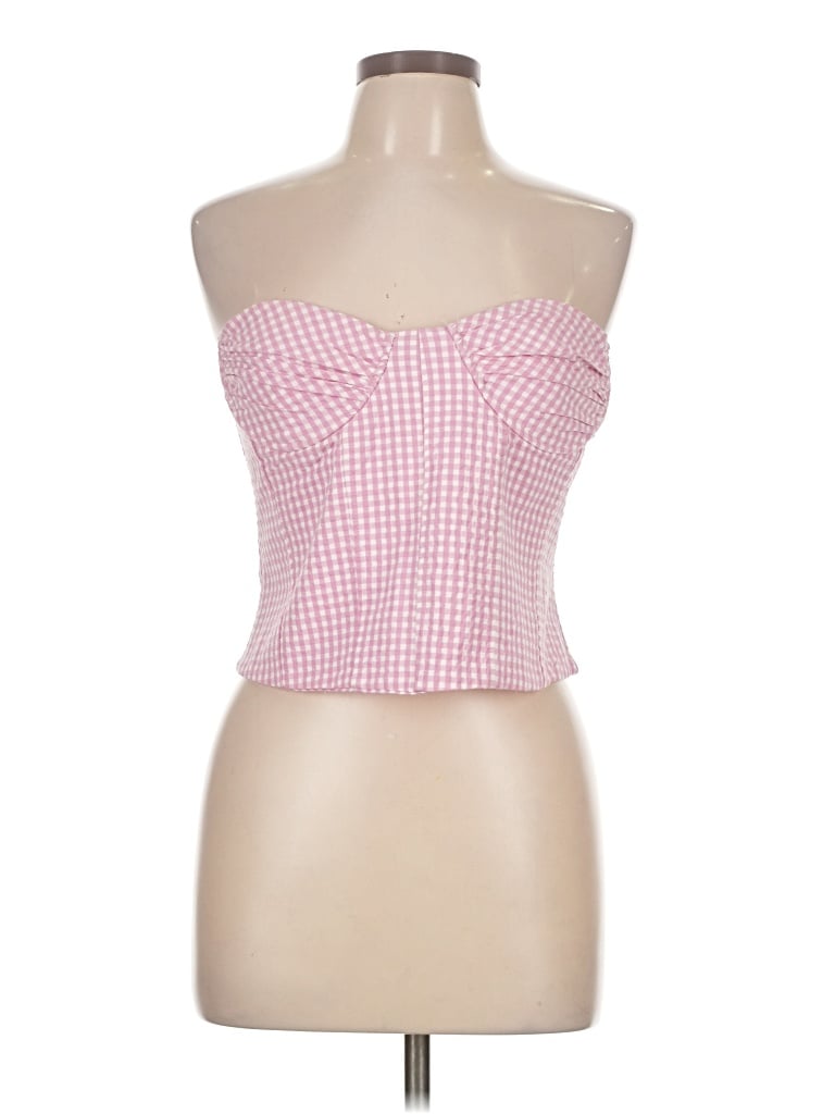 Pre-owned Zara Sleeveless Blouse In Pink