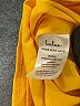Lulus 100% Polyester Solid Yellow Cocktail Dress Size S - photo 8