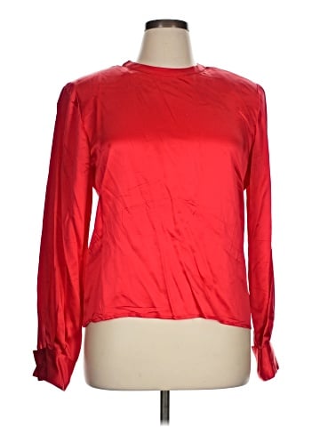 Carlisle Long Sleeve Silk Top (view 1)