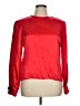 Carlisle 100% Silk Red Long Sleeve Silk Top Size 14 - photo 1
