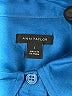 Ann Taylor 100% Polyester Color Block Blue Long Sleeve Blouse Size L - photo 7