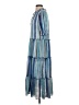 David Cline Stripes Blue Casual Dress Size S - photo 5