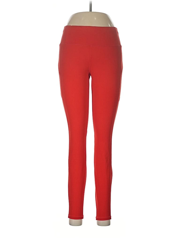Pre-owned Athleta Active Pants In Red