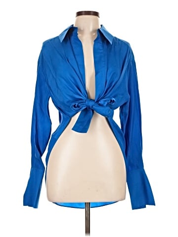 GAUGE81 Long Sleeve Silk Top (view 1)