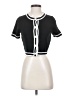 MANGOPOP Collection Black Short Sleeve Top Size S (estimated) - photo 1