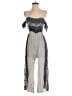 Rebellion 100% Polyester Houndstooth Gray Jumpsuit Size S - photo 1
