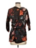MNG Suit 100% Polyester Black 3/4 Sleeve Blouse Size 4 - photo 1