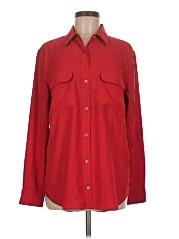 Equipment Long Sleeve Blouse (view 1)
