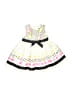 Rare Editions 100% Polyester Polka Dots White Dress 9-12 MO / 12 MO - photo 1