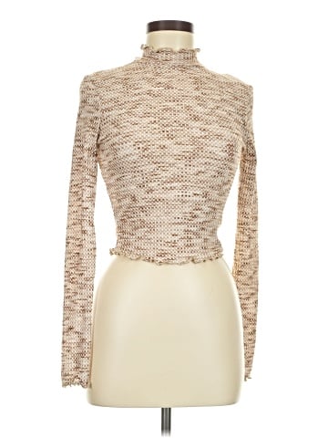 Blue Blush Long Sleeve Turtleneck (view 1)