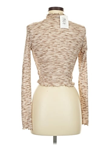 Blue Blush Long Sleeve Turtleneck (view 2)