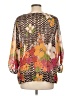 Unbranded Brown 3/4 Sleeve Blouse Size L (estimated) - photo 2