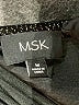 MSK Metallic Black Gold Casual Dress Size M - photo 7