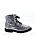 Jellypop Metallic Silver Ankle Boots Size 2 (youth) - photo 1