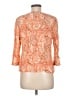 Pure Collection 100% Viscose Orange 3/4 Sleeve Blouse Size 8 - photo 2