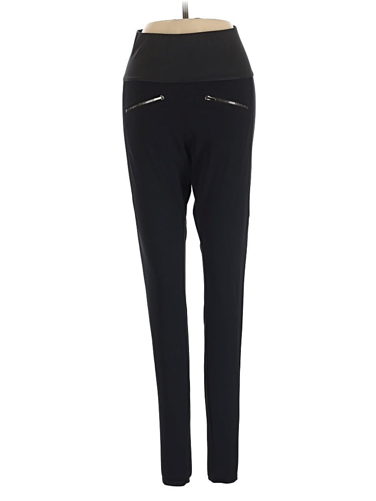 Pre-owned Aday Active Pants In Black