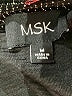 MSK Metallic Black Casual Dress Size M - photo 7