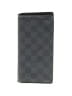 Louis Vuitton 100% Coated Canvas Gray Black Damier Graphite Brazza Wallet One size - photo 1
