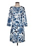 CK Bradley New York Print Blue Casual Dress Size S - photo 1