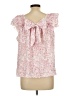 Shein 100% Polyester Pink Short Sleeve Top Size 12 - photo 2
