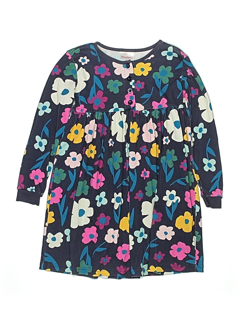 Pre-owned Hanna Andersson Kids' Dress In Blue