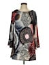 La Ropas Gray 3/4 Sleeve Blouse Size L - photo 1