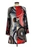 La Ropas Gray 3/4 Sleeve Blouse Size L - photo 2