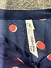 NY Collection 100% Polyester Polka Dots Blue 3/4 Sleeve Blouse Size L (estimated) - photo 7