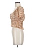 Mi ami Gold Short Sleeve Blouse Size S - photo 5