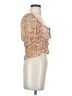 Mi ami Gold Short Sleeve Blouse Size S - photo 4